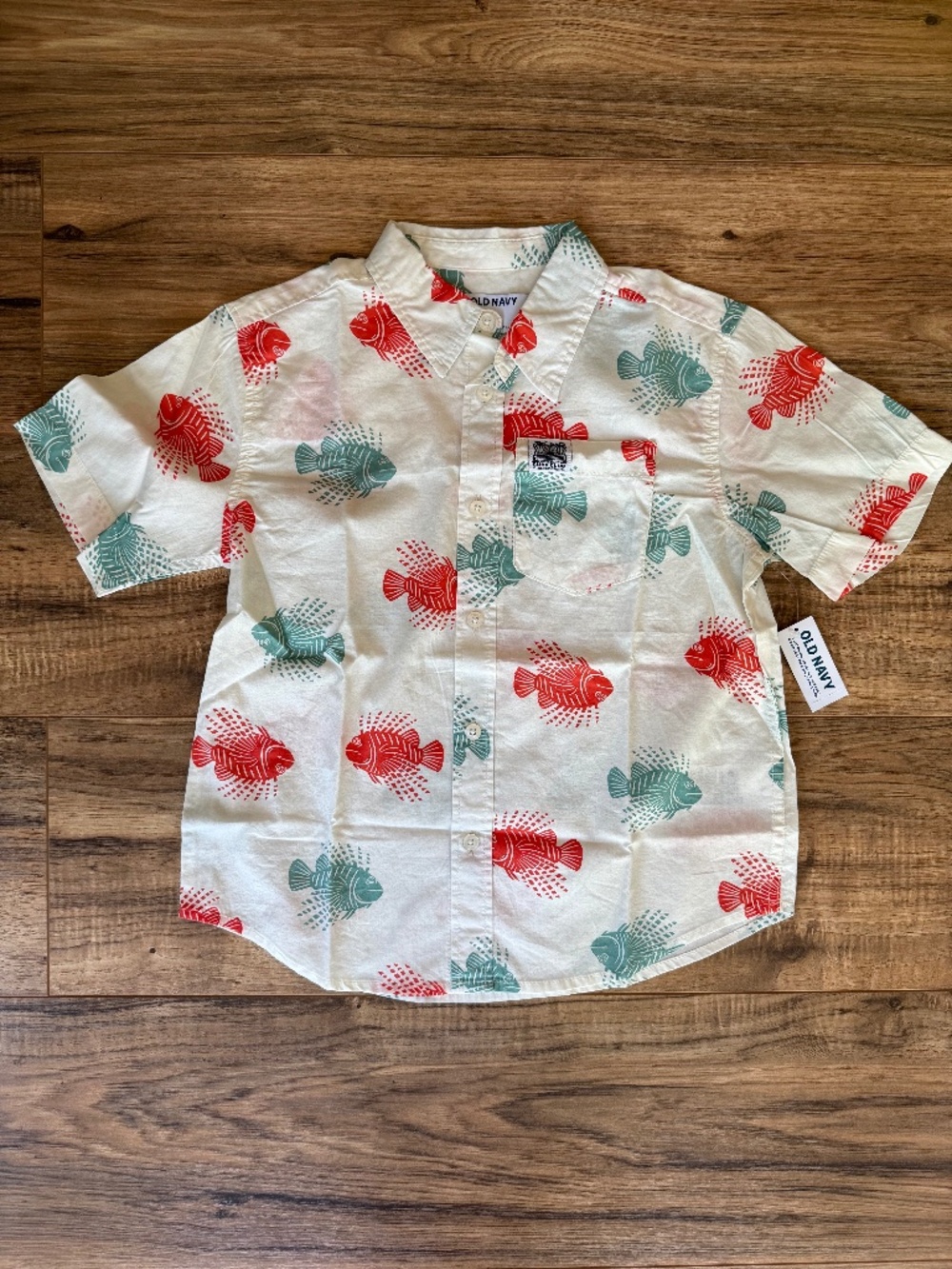 Old Navy Hawaiian Poplin Button Shirt